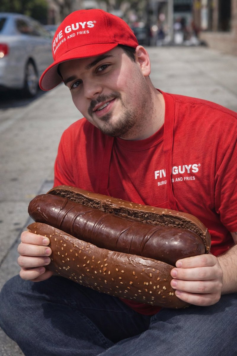 TWDF_LEGION's tweet photo. Five guys chocolate dogs coming next month! @FiveGuys https://t.co/JDwF09PMka