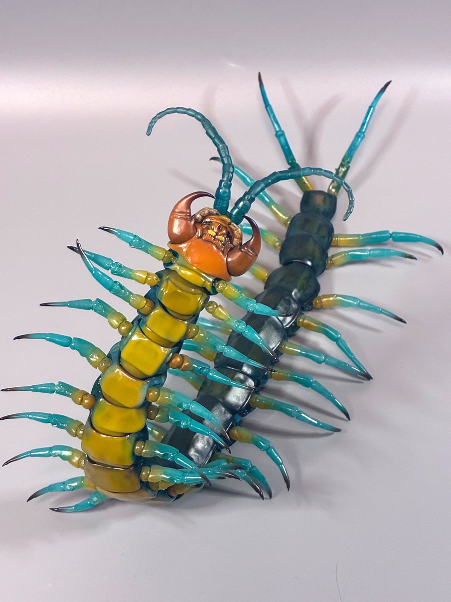 いきもの大図鑑アルティメットのリュウジンオオムカデ、造形100点