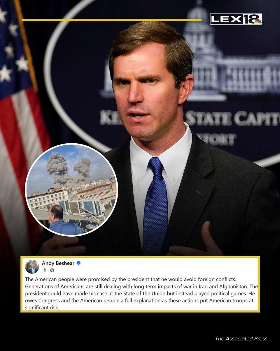 PoliticNUsual's tweet photo. In #Kentucky, the Beshear family is our version of the Kennedys. We do love our #GovAndy!! @AndyBeshearKY https://t.co/12AjD1hYlG