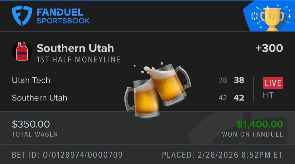 beerball3r's tweet photo. I don’t like showing my losses but bruh

#BeerBets https://t.co/xciGlo2jnB