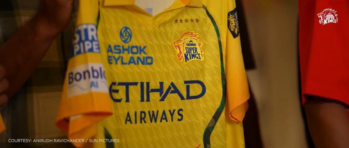 NEW JERSEY <a href="/ChennaiIPL/">Chennai Super Kings</a> 💛
The Yello Shines better,
The CROWN SITS HEAVIER👑
AND our Legacy will ONLY GET STRONGER!

#Dencoming 
#WhistlePodu