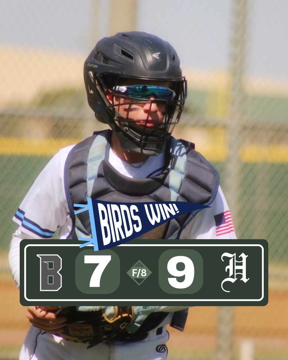 hcyaeagles's tweet photo. The Birds get the bats hot again to secure the win in 8 innings🔥

#BigBlue https://t.co/7LJxlUULrR