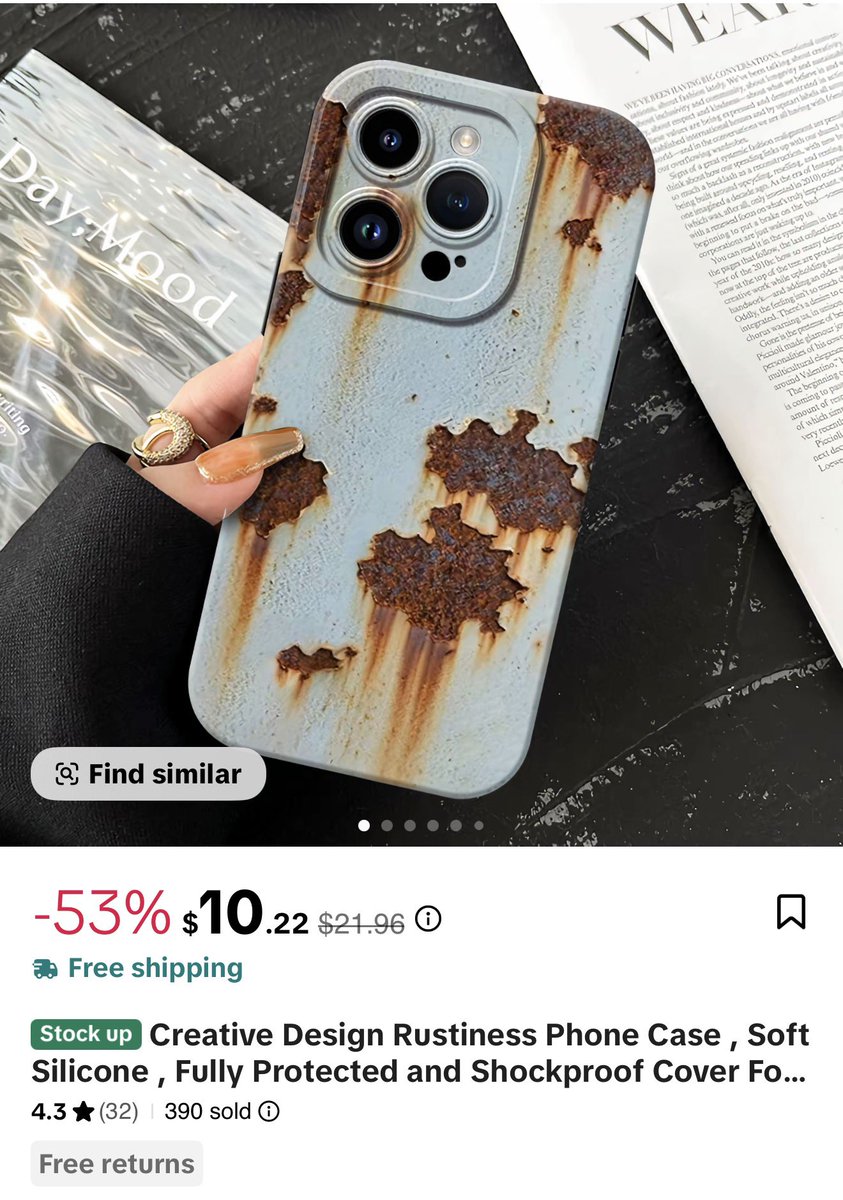 starzenith33's tweet image. Would you buy this grimy rusty cover hahaha! God 
 NO! Who comes up with these designs?! #recycling #fashion #laughs