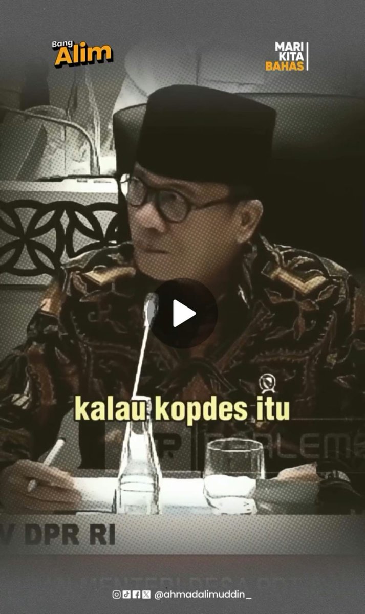 KOPERASI DESA MERAH PUTIH mensejahterakan ekonomi masyarakat Desa.
<a href="/YandriSusanto/">Yandri Susanto</a> 
@SekretarisKabinetRI 
@BpsdmKemendesa
#PendampingDesaKuatkanKoperasiDesa
#KoperasiDesaMensejahterakanDesa
#StopIzinBaruMinimarketdiDesa
