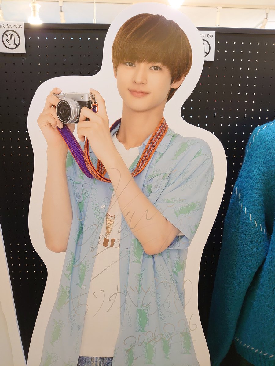 サイン見てきたー💙 #雨宮翔 #GENIC #ドラマ同棲まで