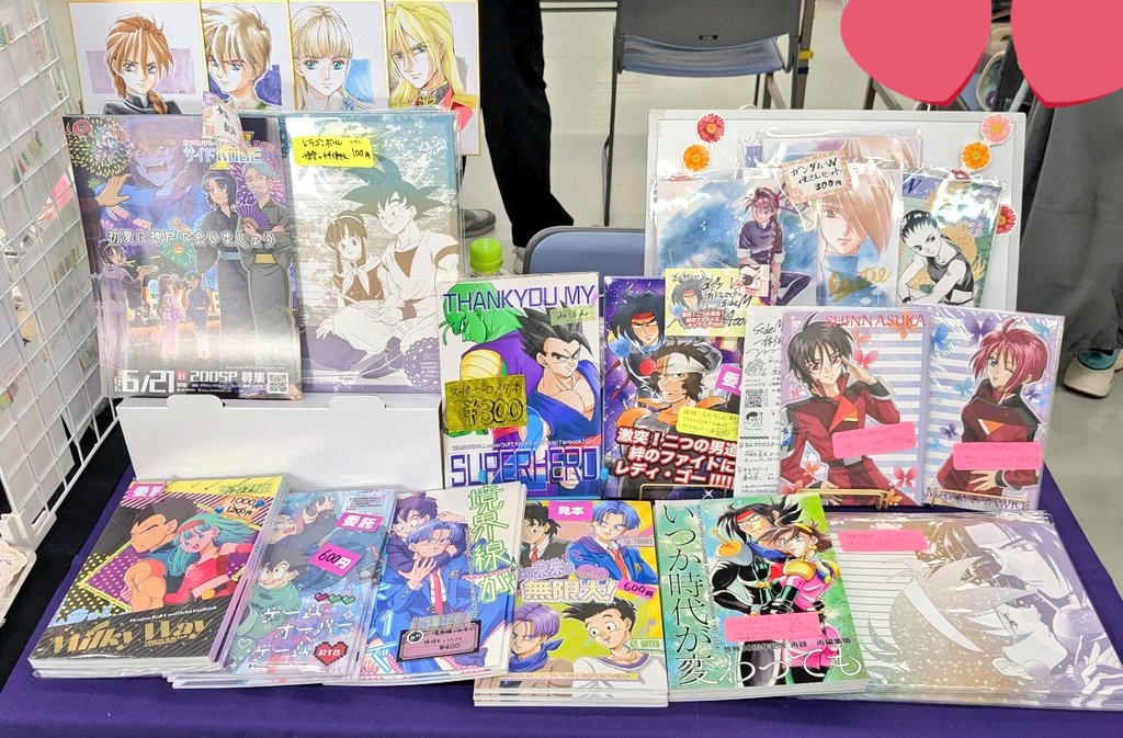 設営はできてますが本人は更衣室です！（またか）