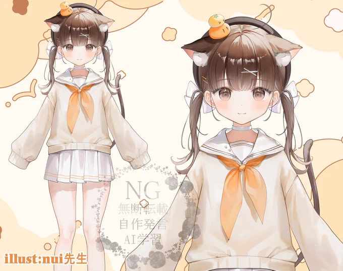 【おしらせ】 今回nui先生(#nuit_rr)にモデリング紹介用の女の子を描いていただきました! 製作過程も見てもらいながらゆっくりモデリングしていく予定ですので、最終的にどのような表情を見せるのかお楽しみ見てもらえると幸いです!#Live2DWIP