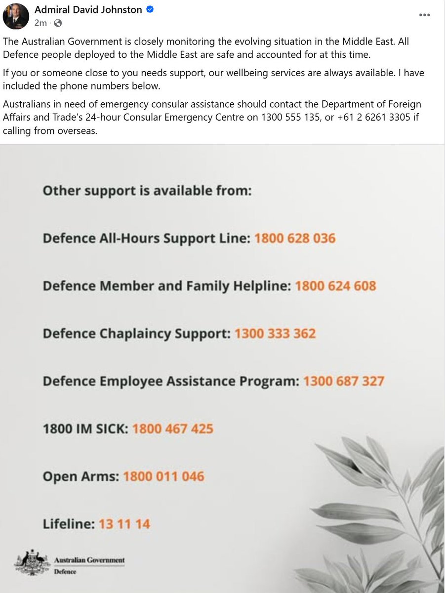 Admiral David Johnston tweet media