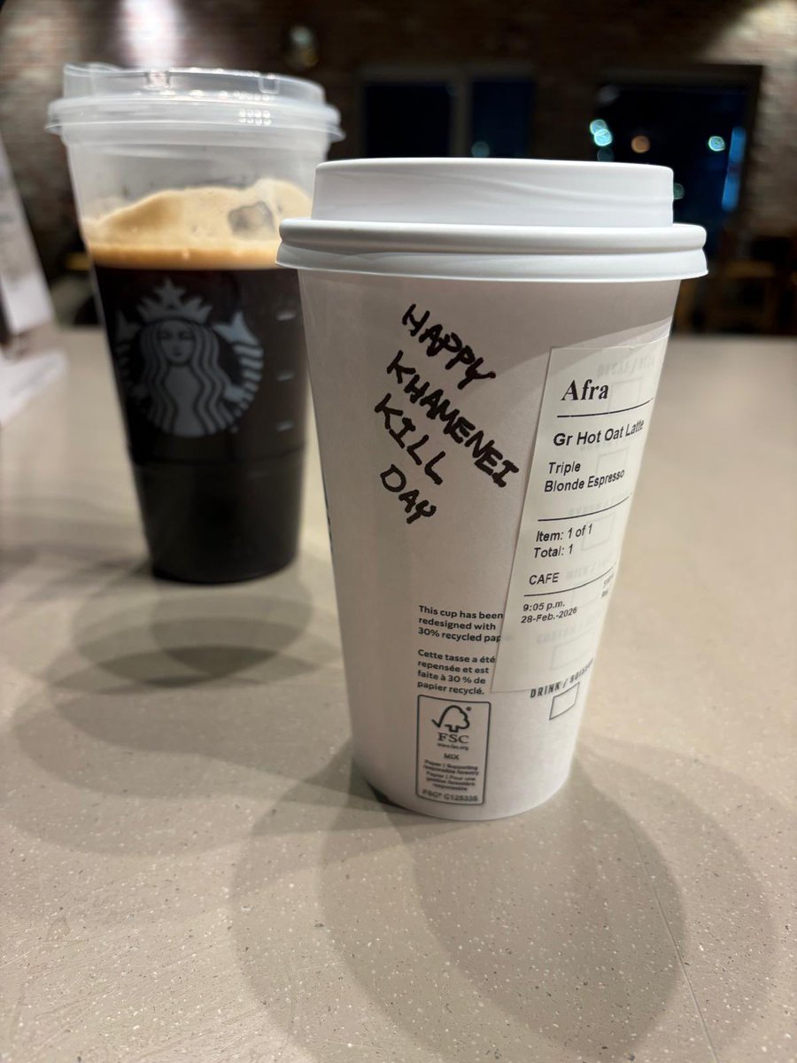 اینم وضعیت خانم باریستای محل ما :))