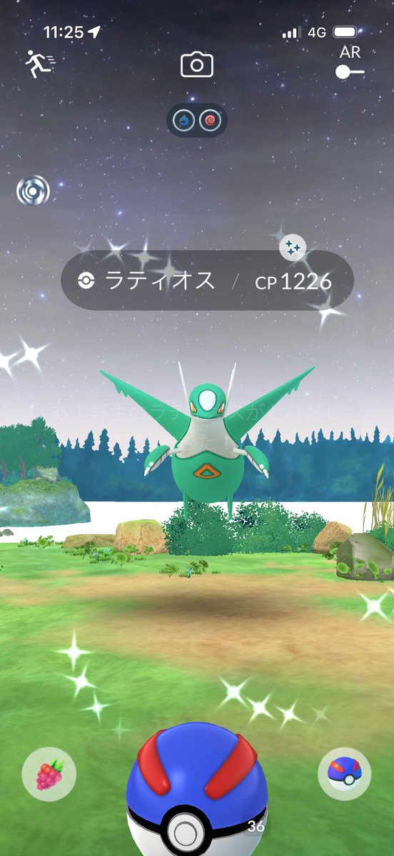 スナップショットで色ラティオス😂