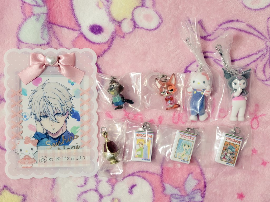 mimitan1101's tweet photo. 【交換】サンリオ  ミニチュアチャーム  ズートピア2、りぼんコミック、まどマギめじるし  なかよしドロップチャーム

譲) キティ、クロミ、杏子(穢れ) 、ニックA、二ブルズ、各りぼんコミック

求) 異種  なかよしドロップチャーム   キティ

大宮お手渡し、郵送
お気軽にお声掛け下さい。 https://t.co/Fgw9RrexAs