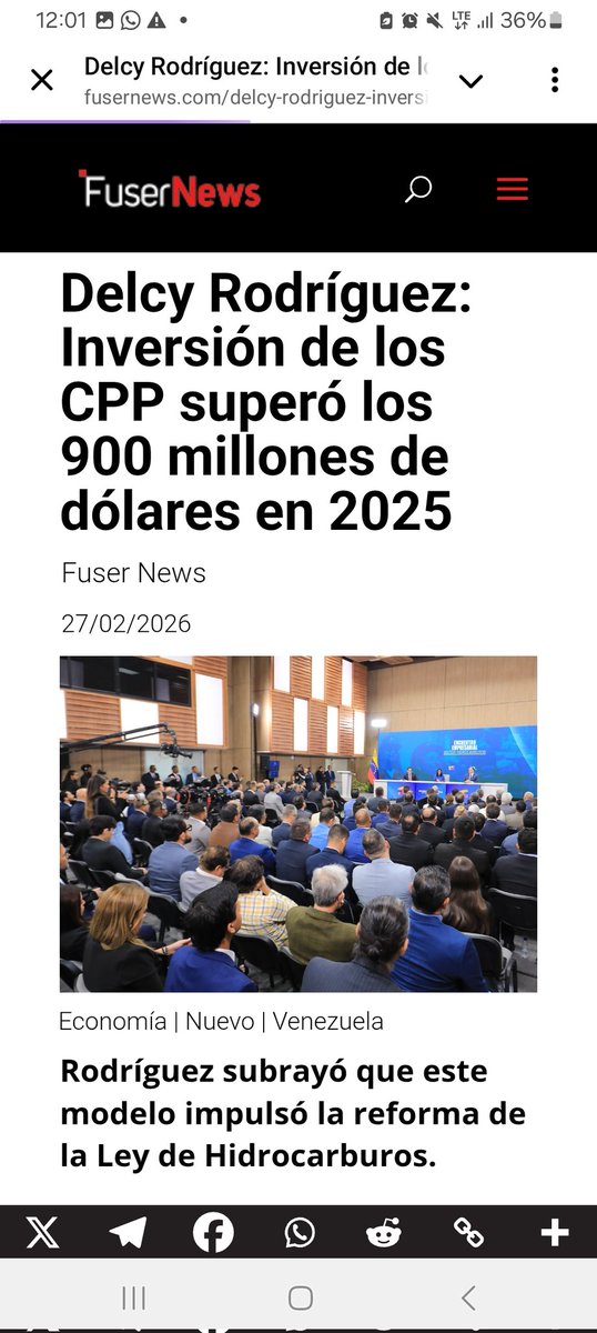 karirip12's tweet photo. La inversión de los Convenios de Producción (CPP) superó los 900 millones de dólares durante el año 2025. Se menciona que este modelo de inversión impulsó la reciente reforma de la Ley de Hidrocarburos.
#วิวาห์ปฐพีตอนที่6 #BBMzansi #Venezuela https://t.co/DdTM3TDmwC