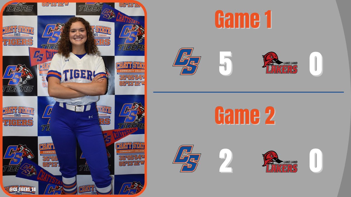 CS_Tigers_SB's tweet image. Fleck and Garner get the wins in the circle and O’Dell/Turner/Ueberroth each had HR’s on the day. #tigerpride 🐅