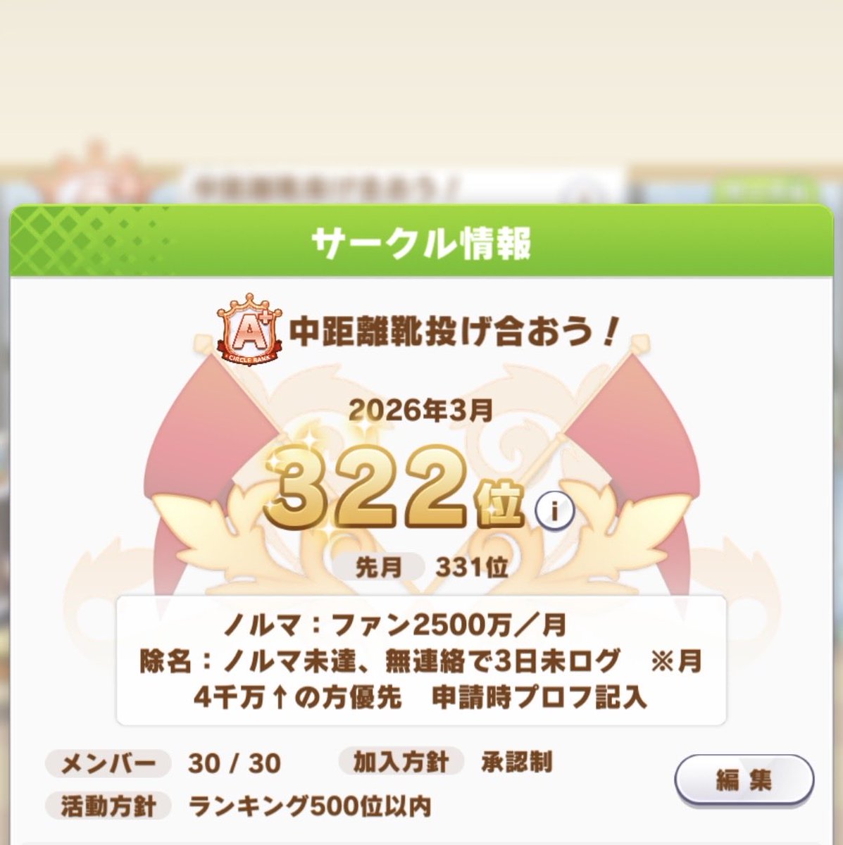 circlekanyu's tweet photo. 勧誘用ポストです

•ノルマ2500万 (A安定)
•無言OK
•外部ツールなし
•中距離靴投げ活発 https://t.co/z2CpeXVDYA