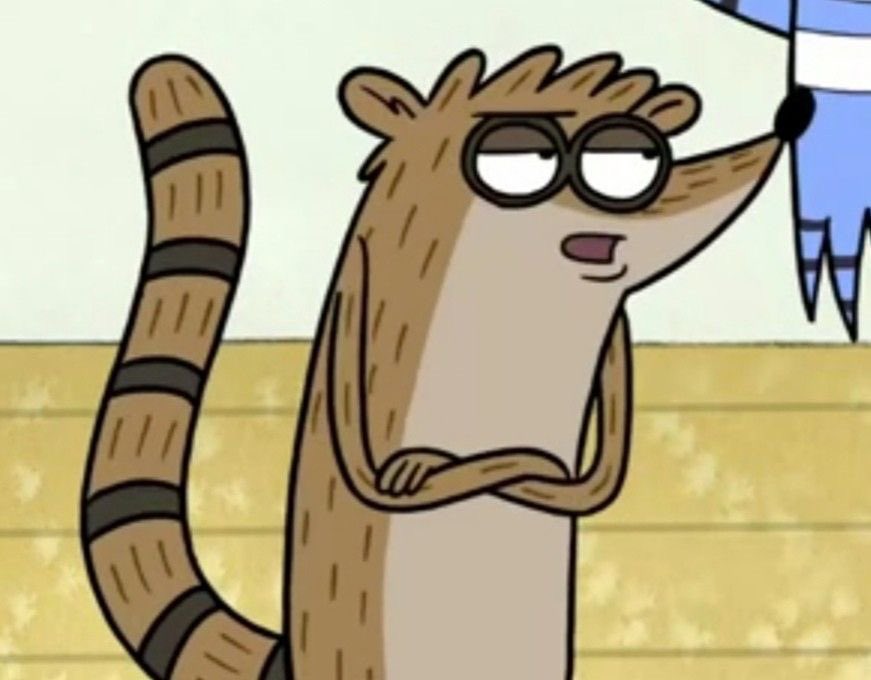 rabiddognsfw's tweet photo. Where do you think I got my name , I’m pretty rigby coded and has always been one of my favorite characters to relate to :3 https://t.co/ere4uNdKHs