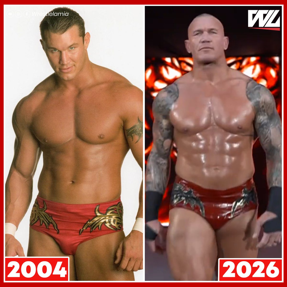 wrestlelamia's tweet image. Randy Orton in his OG Gear 🫡

#WWEChamber