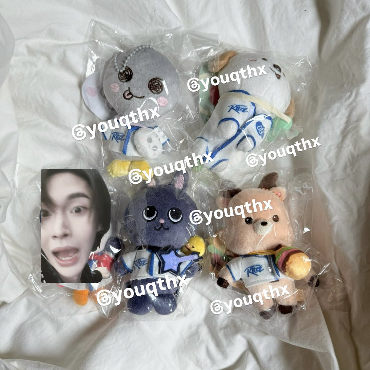youqthx's tweet photo. ขาย/พร้อมส่ง มือ1
ตุ๊กตา size 10 cm little riize keyring พวงกุญแจ 
*ยังไม่ได้แกะค่ะ*

-Anton ม่อง 1350
-Eunseok ดลลี่ 1350
-Wonbin โทนยังด๊อก 1250
-Sungchan อูรัมบัม 1150
📬 รวมส่ง

สนใจทักdmเพิ่มเติมได้เลยค่าา
#ตลาดนัดRIIZE #ตลาดนัดน้องข้าว https://t.co/yj3IYNbuGQ