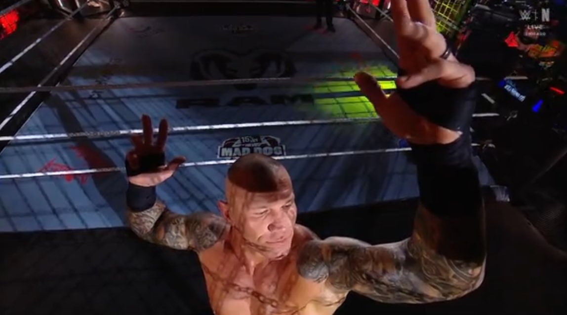 BASINGSEGRAPS's tweet image. One of the greatest shots of Randy Orton I’ve ever seen and that’s saying something

#WWEChamber