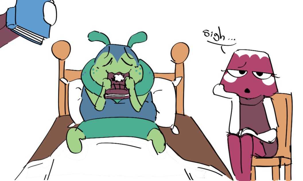 _briomatic's tweet image. Had to draw before i forgot the idea
#dandysworld #squirm #brightney