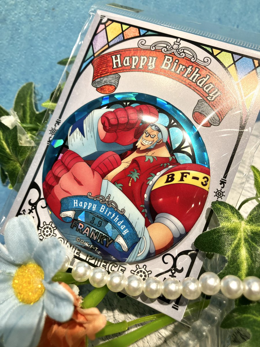 新商品】麦わらストア限定 ワンピース HBDステンドグラス風ホログラム