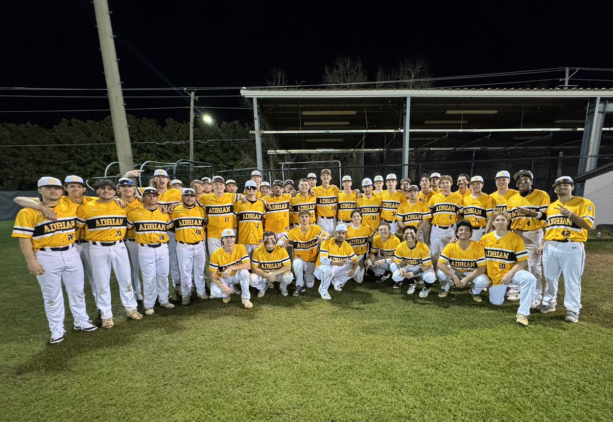 Adrian College Baseball tweet media