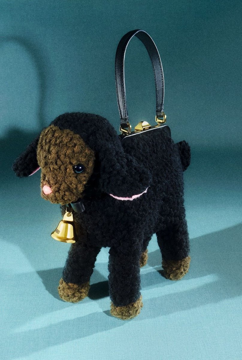 I deserve the Moschino lamb bag