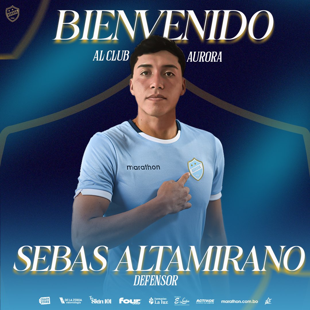 🔵BIENVENIDO AL CELESTE⚪
Sebastián Altamirano es nuestro nuevo guerrero👍 Déjale un mensaje de bienvenida👏
#VamosAurora #Bienvenido