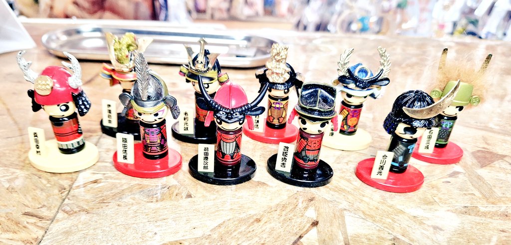 ミニ戦国武将ストラップ入荷しました❗ 各100円になります⭕