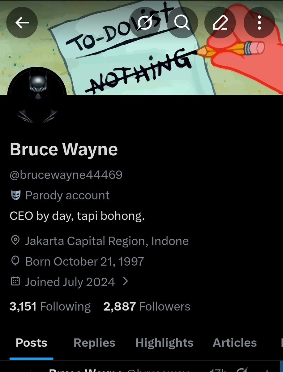 Bruce Wayne tweet media