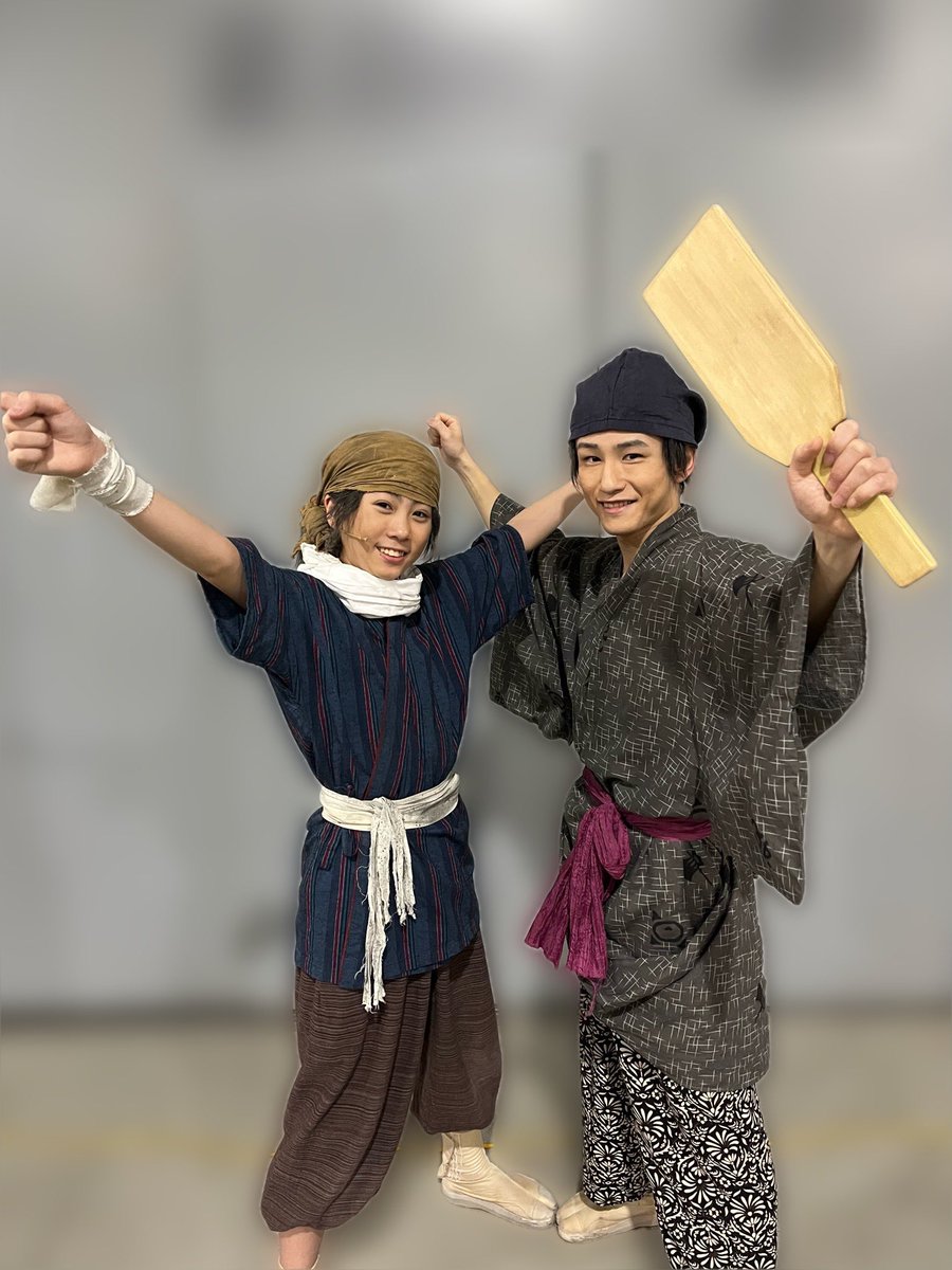 遂に最終日。
最後までよろしくお願いいたします！！

楽屋のムードメーカー翔大（はると）と📸
はるととは何かとお隣さんになることが多いです！！笑

#刀ミュ
#静かなる夜半の寝ざめ
#しずよわ