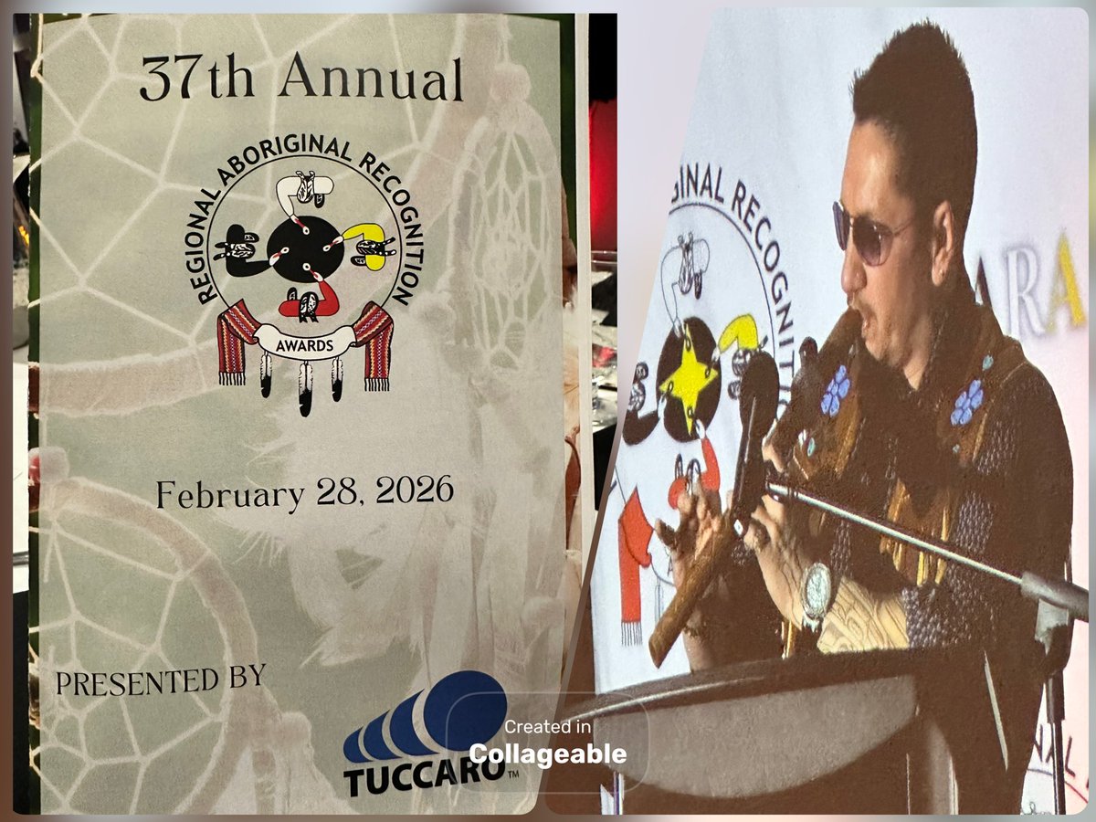 cynthia_shelley's tweet photo. Enjoying another Regional Aboriginal Recognition Awards (RARA) celebration this evening! A big congratulations goes out to Brielle Courtoreille, a grade 4 student from Ecole @Dickinsfield - who won the FMPSD Junior Achievement Award 👏@FMPSD  #KeynoteDakotaHouse @annaleeskinner https://t.co/Gf1DiCQiBr