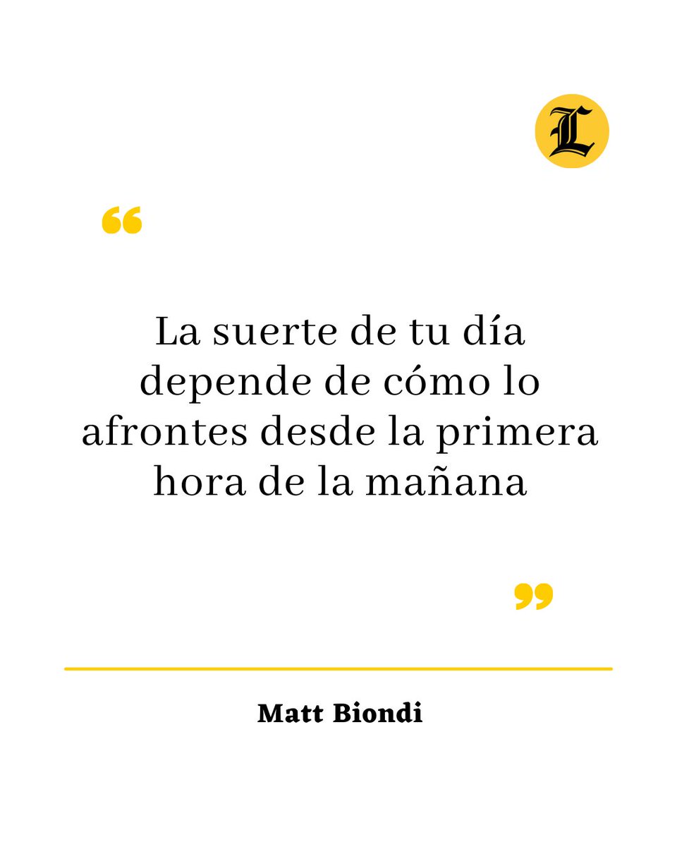 ListinDiario's tweet photo. #FraseListín l Buenos días, lectores.

#LoVivimosConElListín #ListínDiario https://t.co/feELLIZzZ8
