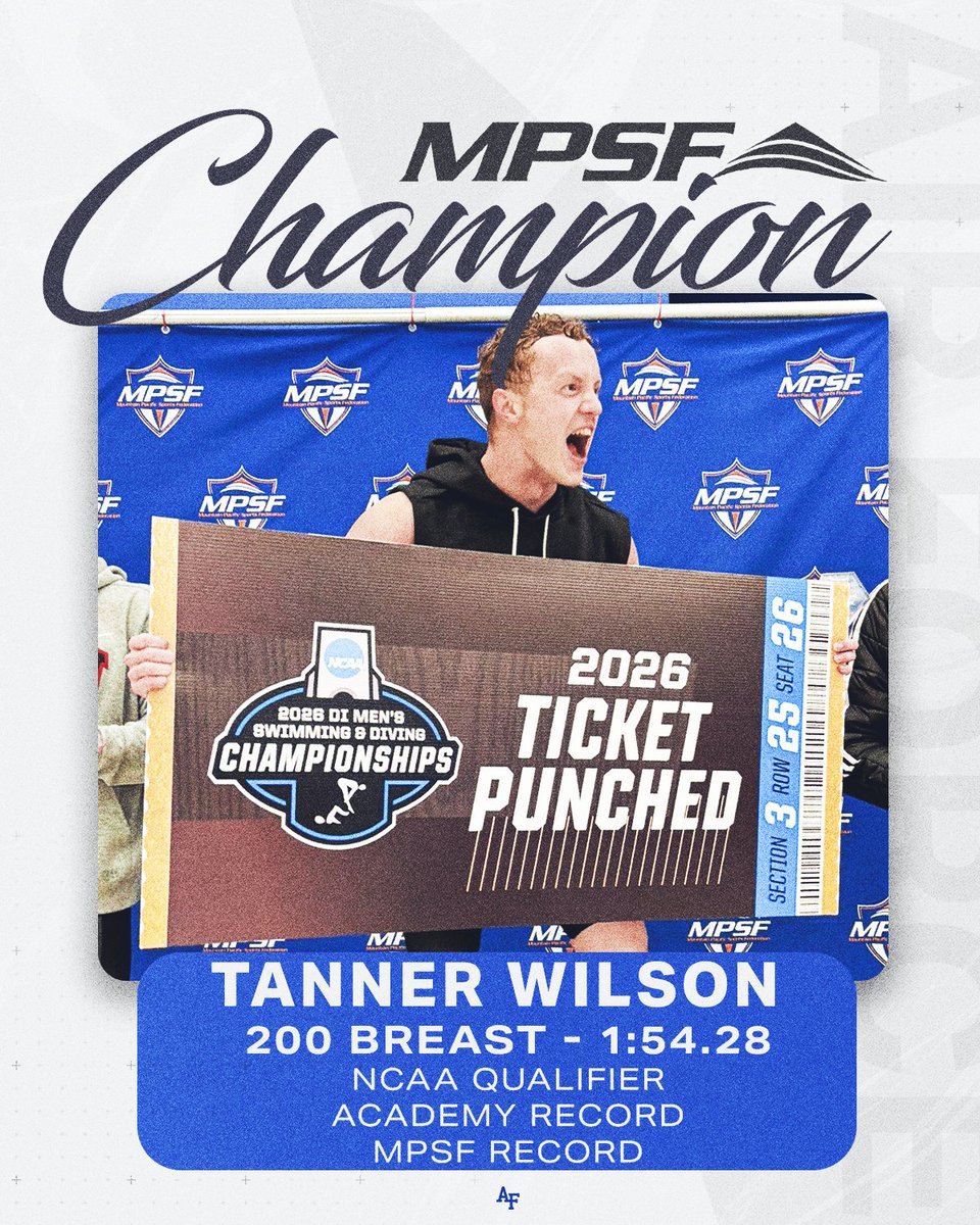 Air Force Men's Swim & Dive tweet media