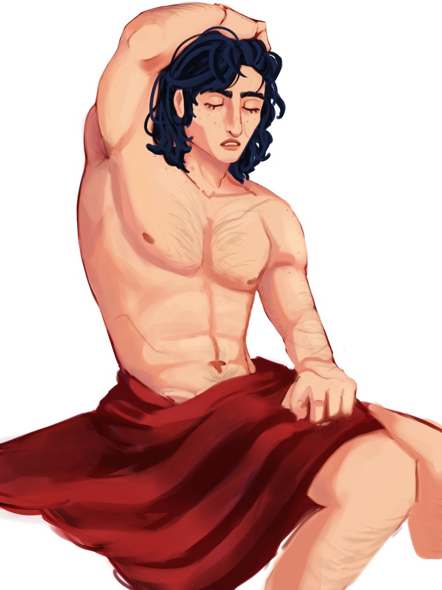 Sapient_Scraps's tweet photo. What's a Cleric without his Paladin to wake up next to?  <3 https://t.co/uZPlVRsqGM