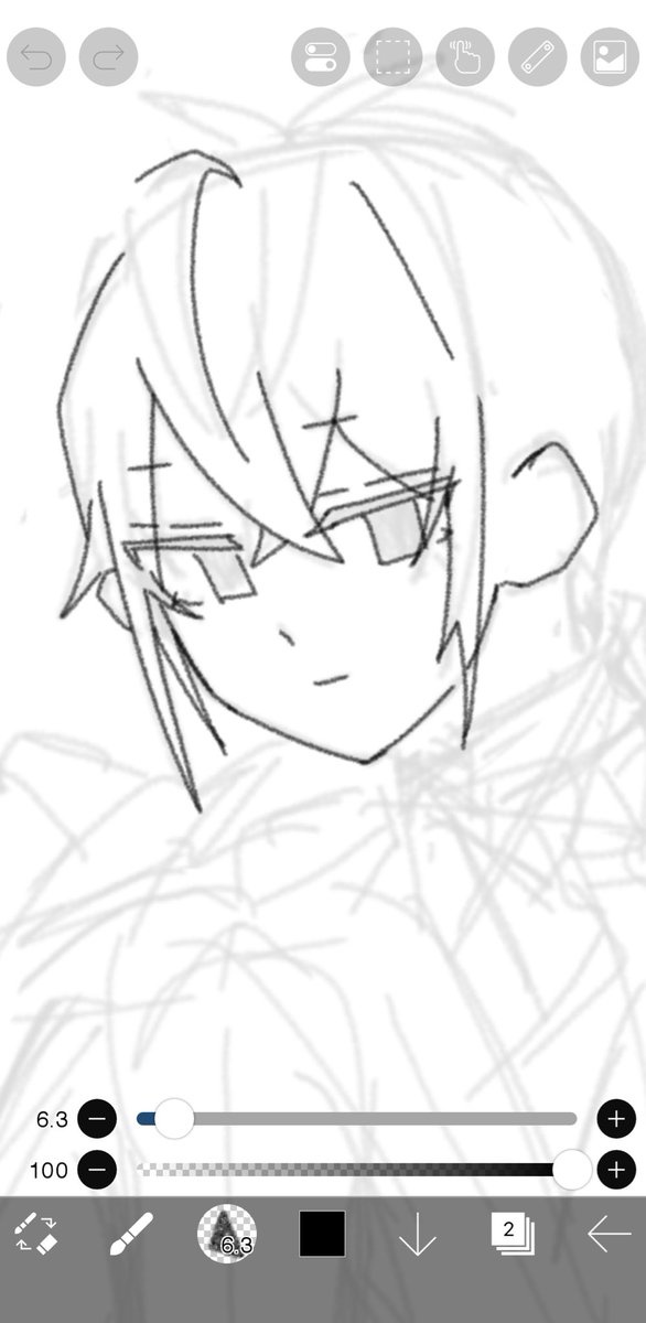 ﾘどち描いてるんだけどこの手の描き方自分好みじゃないけどとても描きやすくて可愛い