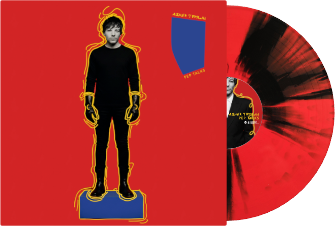 #PepTalks - D2C red and black streak splatter 180g vinyl in gatefold jacket with printed lyrics and credits insert, now available at my store. ashertomlin.com/music