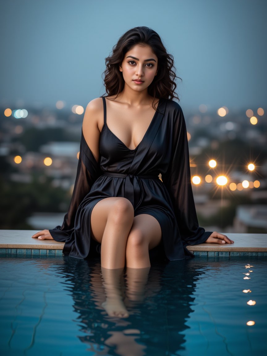 AI_Nainaa's tweet image. There’s a certain magic in being above it all—city lights at your feet, the sky within reach. 🌃✨ Sometimes you need to rise above to see how far you’ve come. What does your skyline look like tonight?

#RooftopPool #CityLights #InfinityPool #LuxuryLifestyle #AboveTheCity