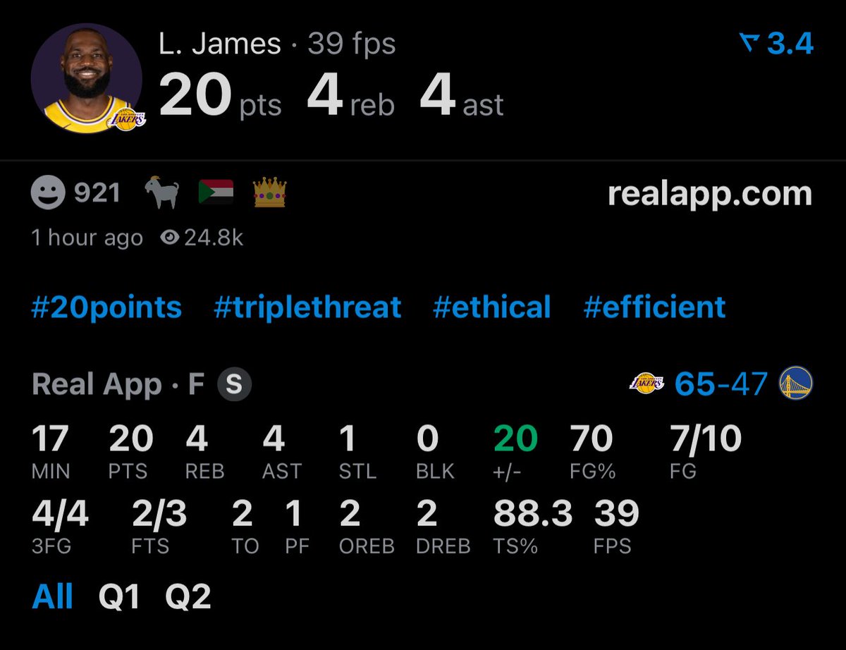 The only Lakers with 1,000+ threes made:

— Kobe Bryant
— LeBron James