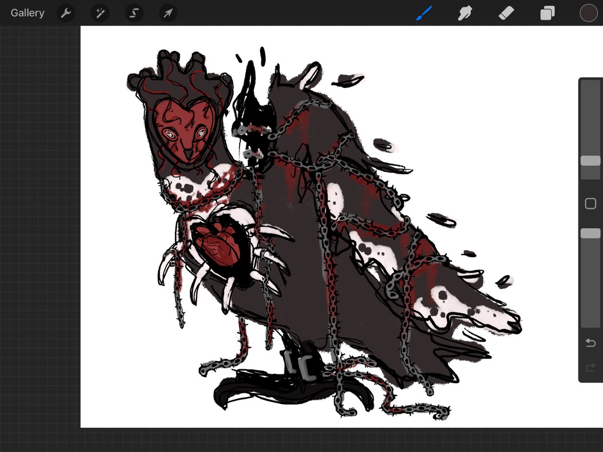 roachbrooch's tweet photo. some gods for my oc world, chagrin and travail ☺️ https://t.co/KNsSLuNf4Y