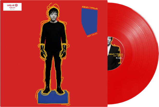 #PepTalks - Target exclusive red 180g vinyl in gatefold jacket with printed lyrics and credits insert, now available online and in stores at Target locations.