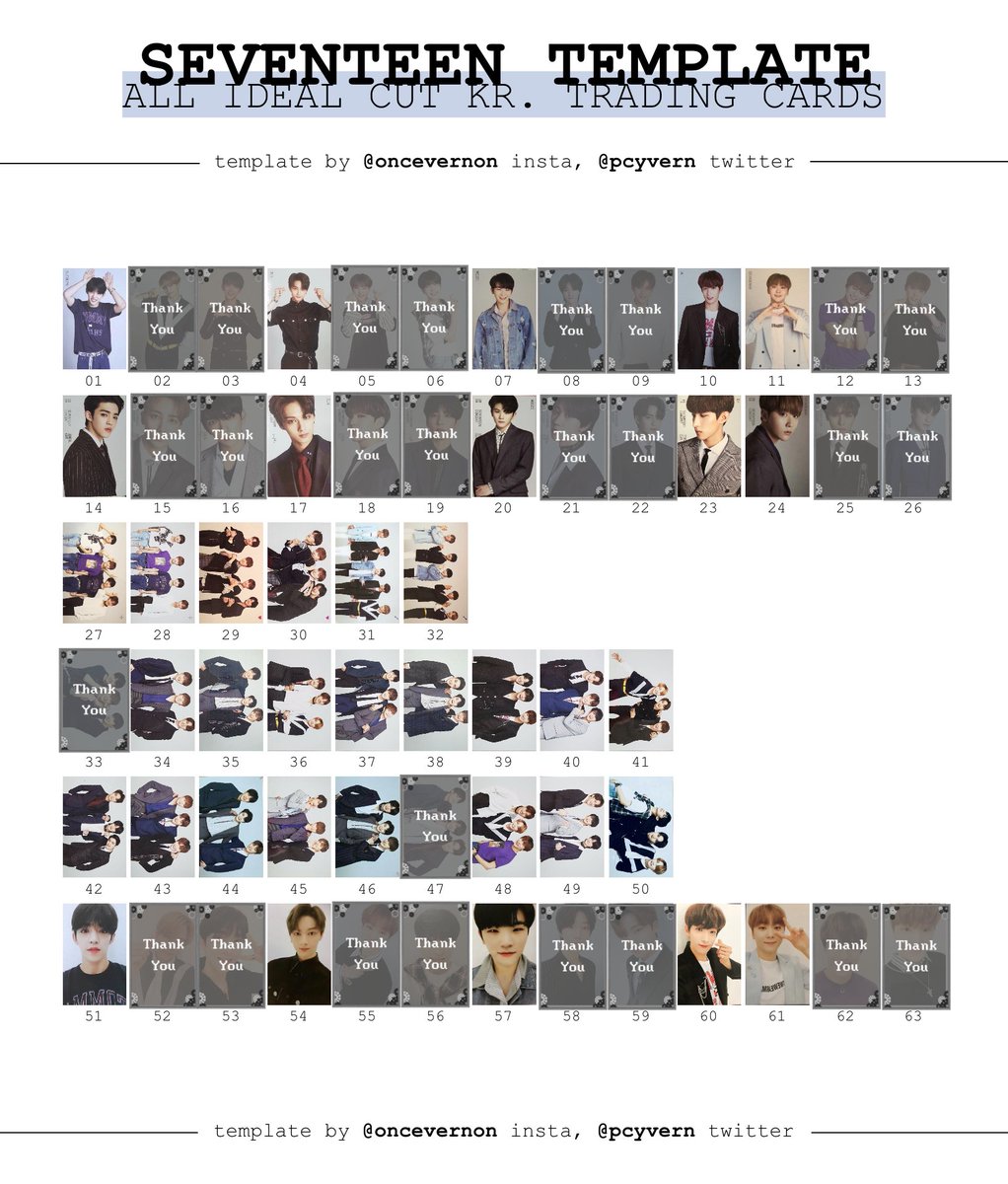 SEVENTEEN セブチ トレカ 買取 交換 譲渡 共同購入 【譲】IDEAL CUT