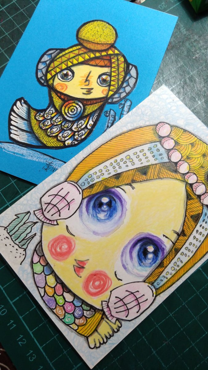 アマビエさまの変遷です