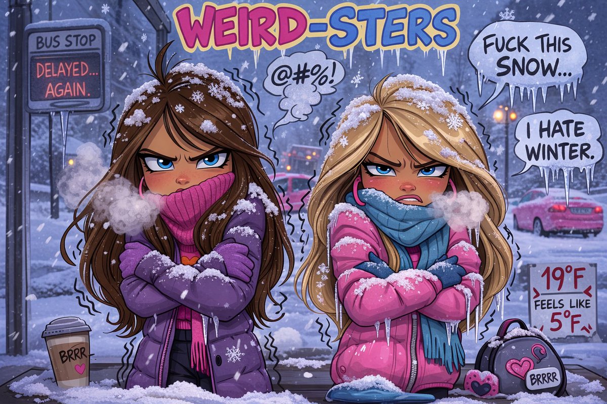 weirdsters2's tweet image. Who else is over this winter weather??? 
#weather #winter #coldaf #cold #freezing