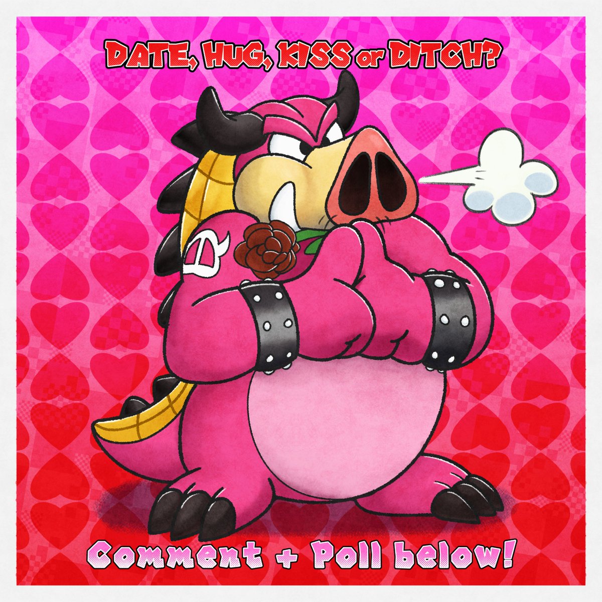 Last one!

Date, Hug, Kiss, or Ditch? - Midbus #SuperMario #Nintendo