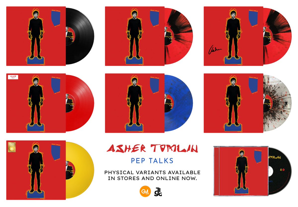 Physical editions of #PepTalks, now available at ashertomlin.com/music and select exclusive retailers.