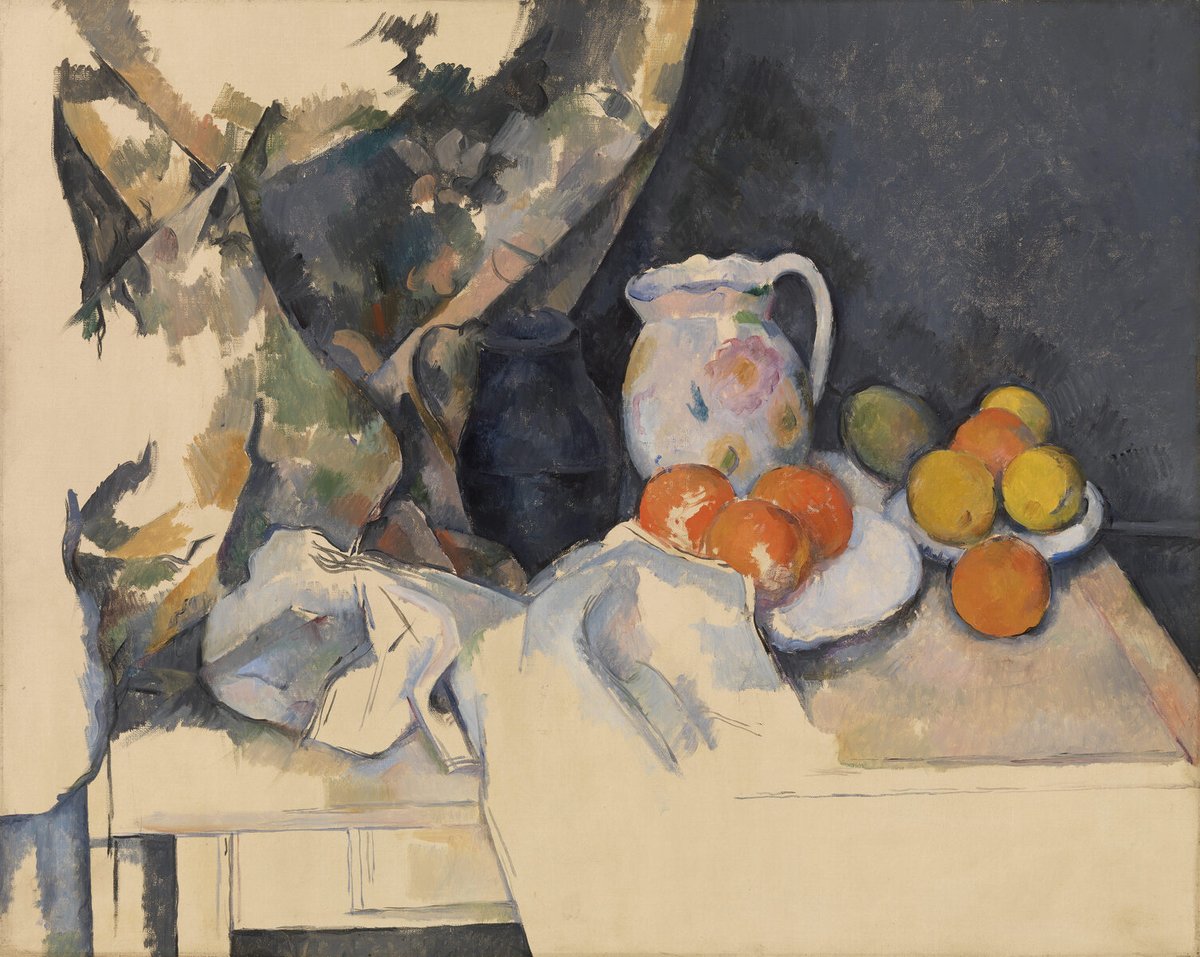 the_barnes_bot's tweet photo. Still Life (Nature morte)  by Paul Cézanne https://t.co/5v5mQ4cdLq https://t.co/jLnTIyx3YX