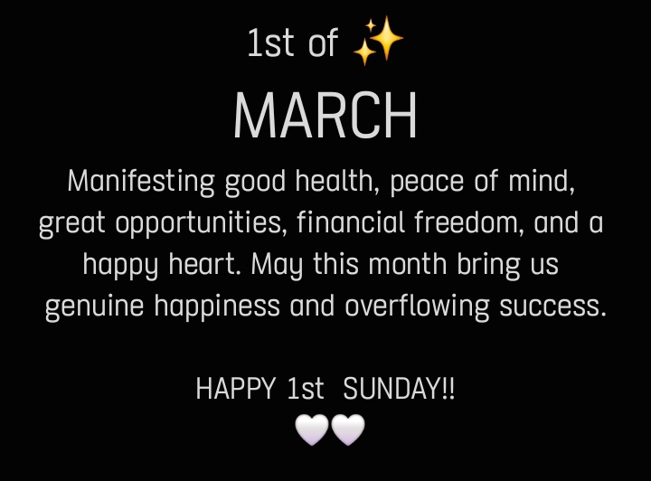 Good morning. Happy new Month! ♥️