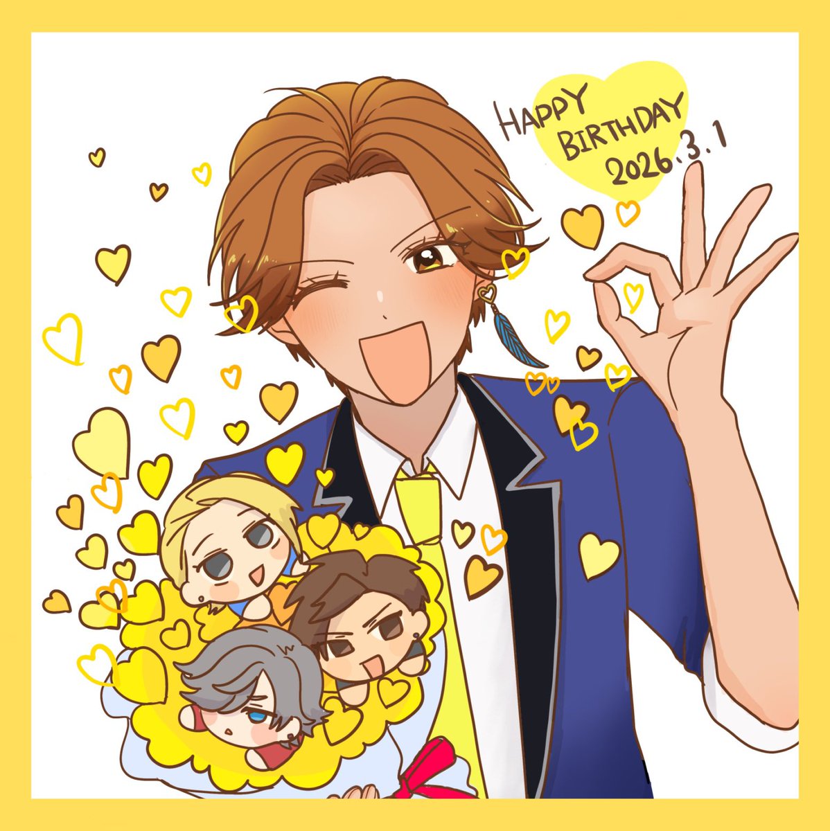 hjkusinym's tweet photo. レオンたんお誕生日おめでとー💛今もだいすき💛
#レオン生誕祭2026
#レオン誕生祭2026 https://t.co/0fSLwmZgmS
