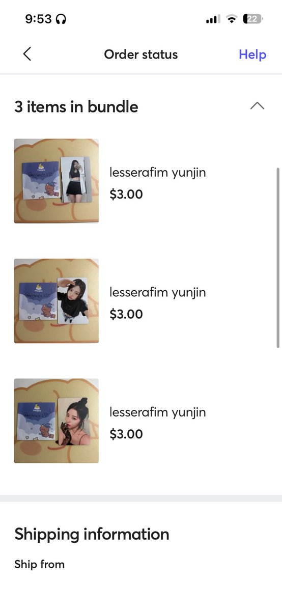 First thing I do after a reality check of how many PCs I really have when reorganizing my binders and slightly freaking out over how much I’ve spent?
Buy yunjin pcs of course 
But they were a good deal like what can I do!!!!!!