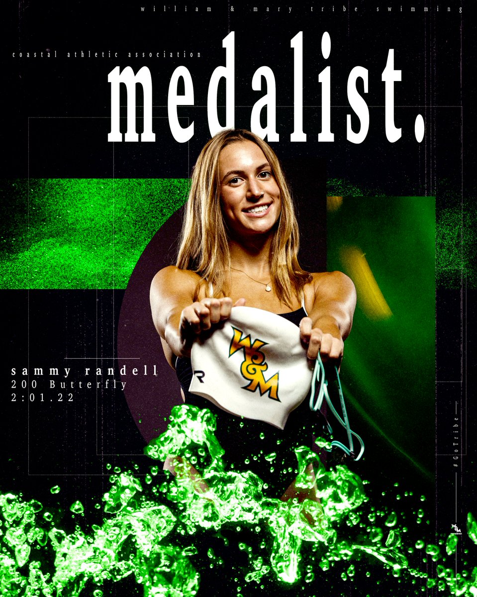 William & Mary Tribe Swimming tweet media